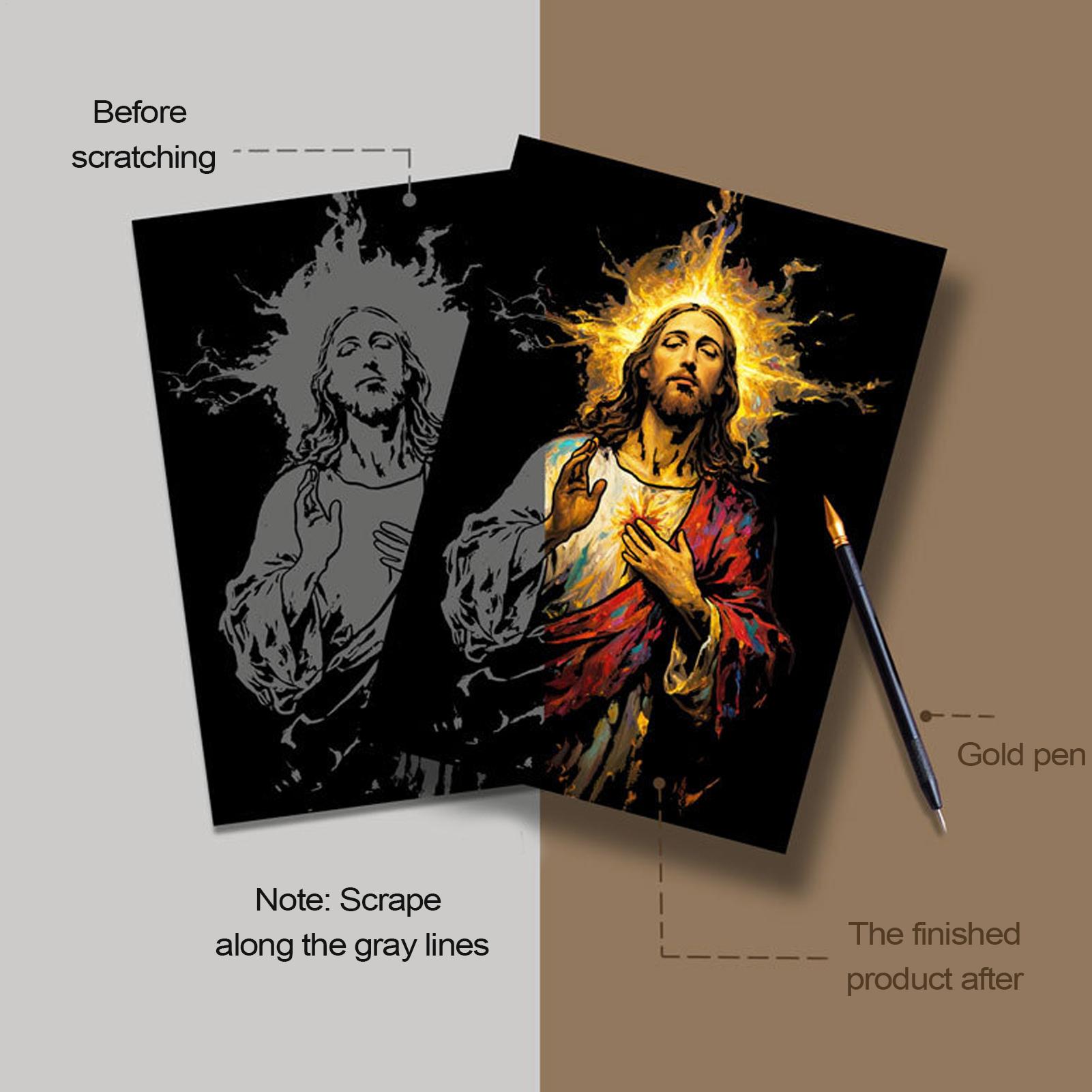 Scratch Book Jesus Scratch Pai - Art Craft Book ulasan dan harga