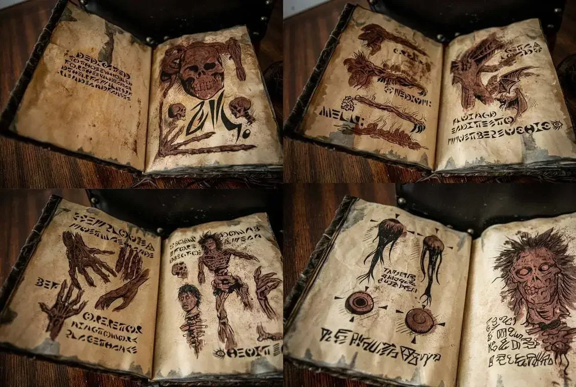 Vintage Necronomicon - Dark Ma - Art Craft Book ulasan dan harga