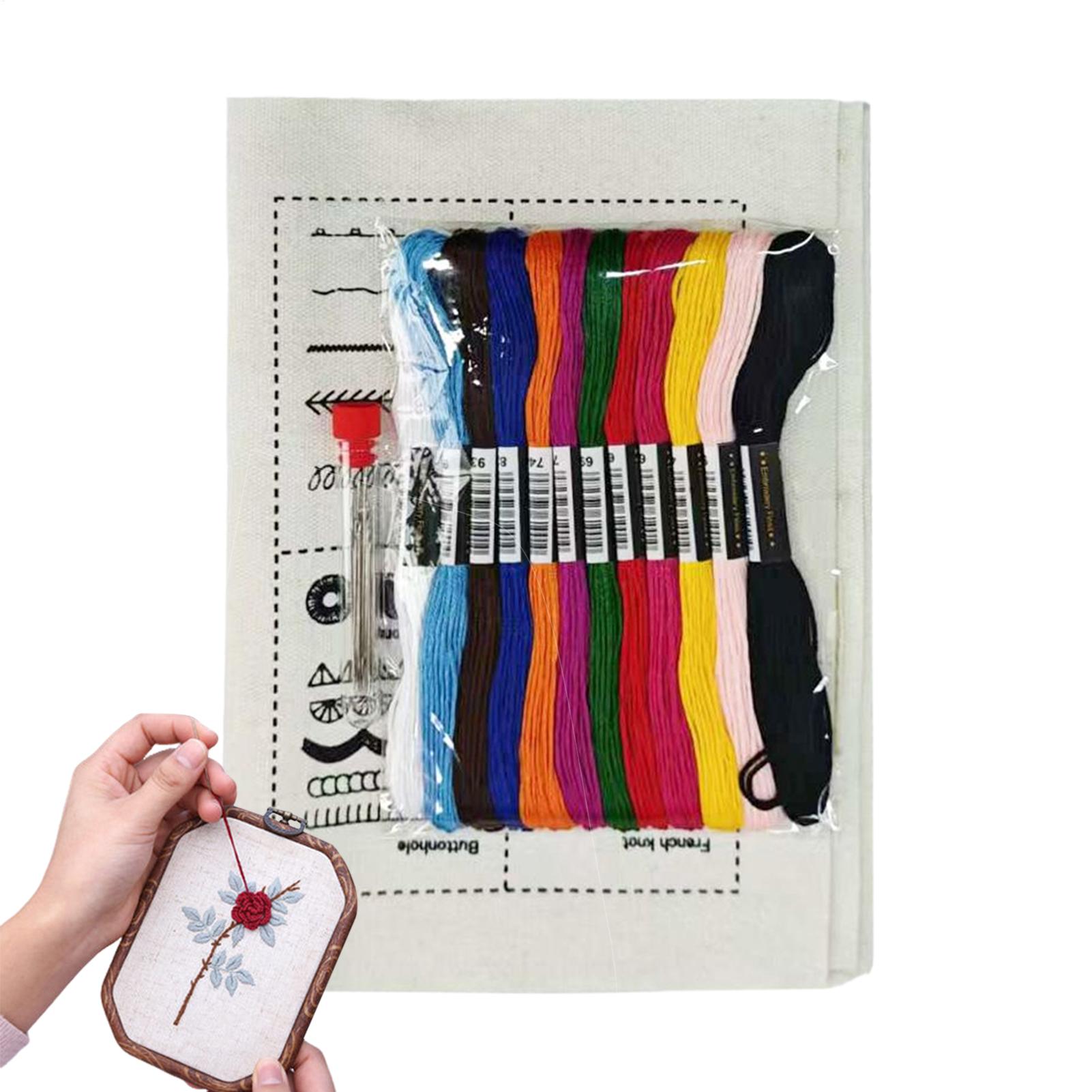 DIY Embroidery Needle Thread B - Art Craft Book ulasan dan harga