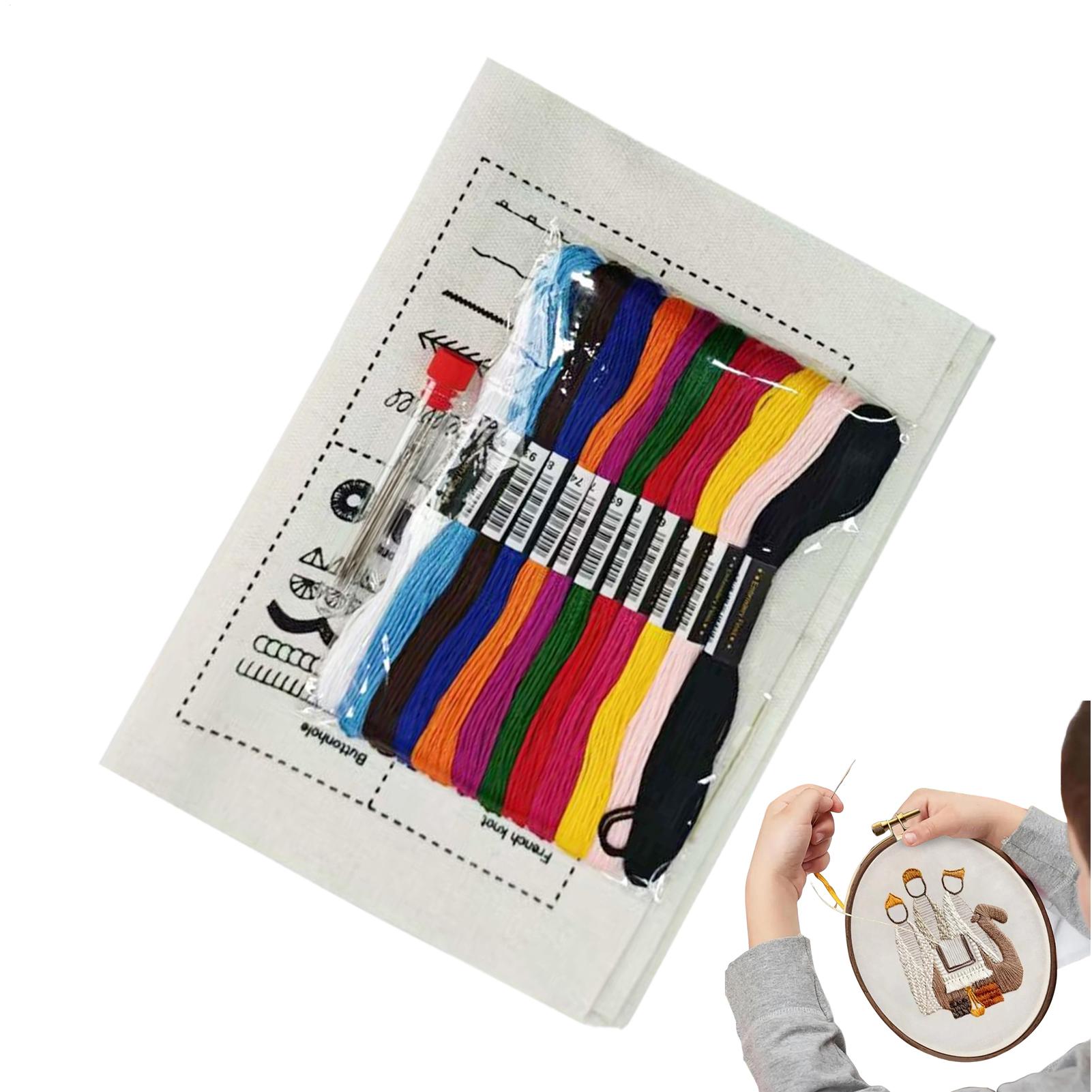 DIY Embroidery Needle Thread B - Art Craft Book ulasan dan harga
