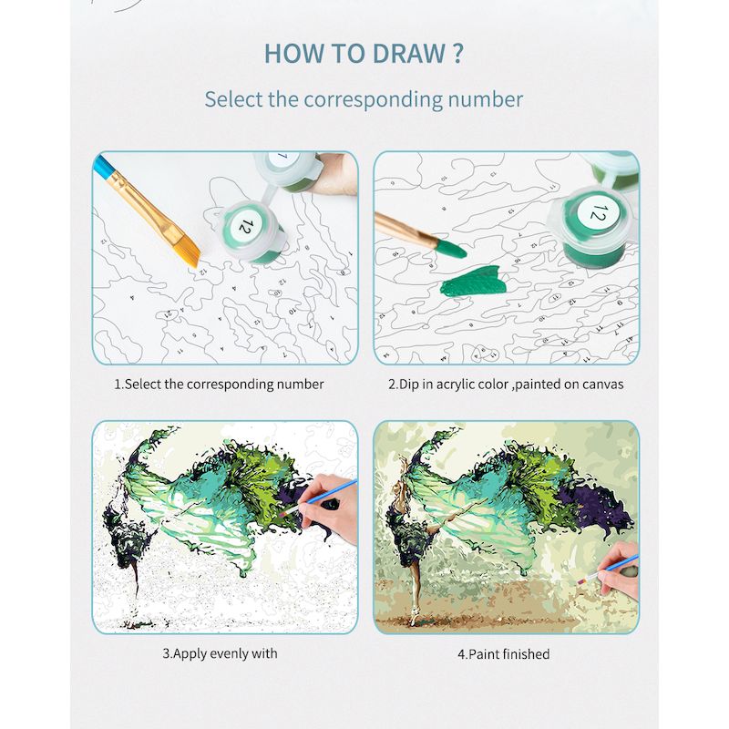 GATYZTORY Paint By Numbers Han - Art & Craft Kids Salon ulasan dan harga