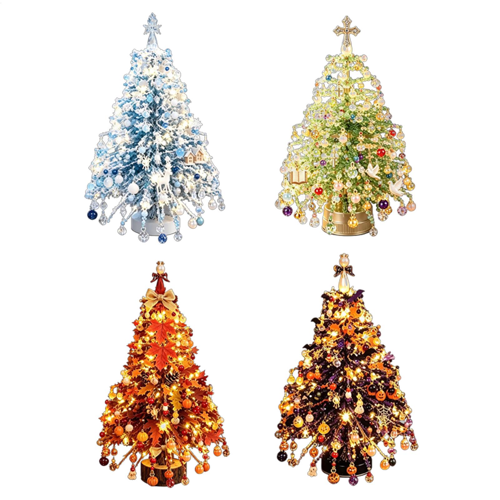 Beaded Christmas Tree Kit Shin - Art Craft Christmas Tree ulasan dan harga
