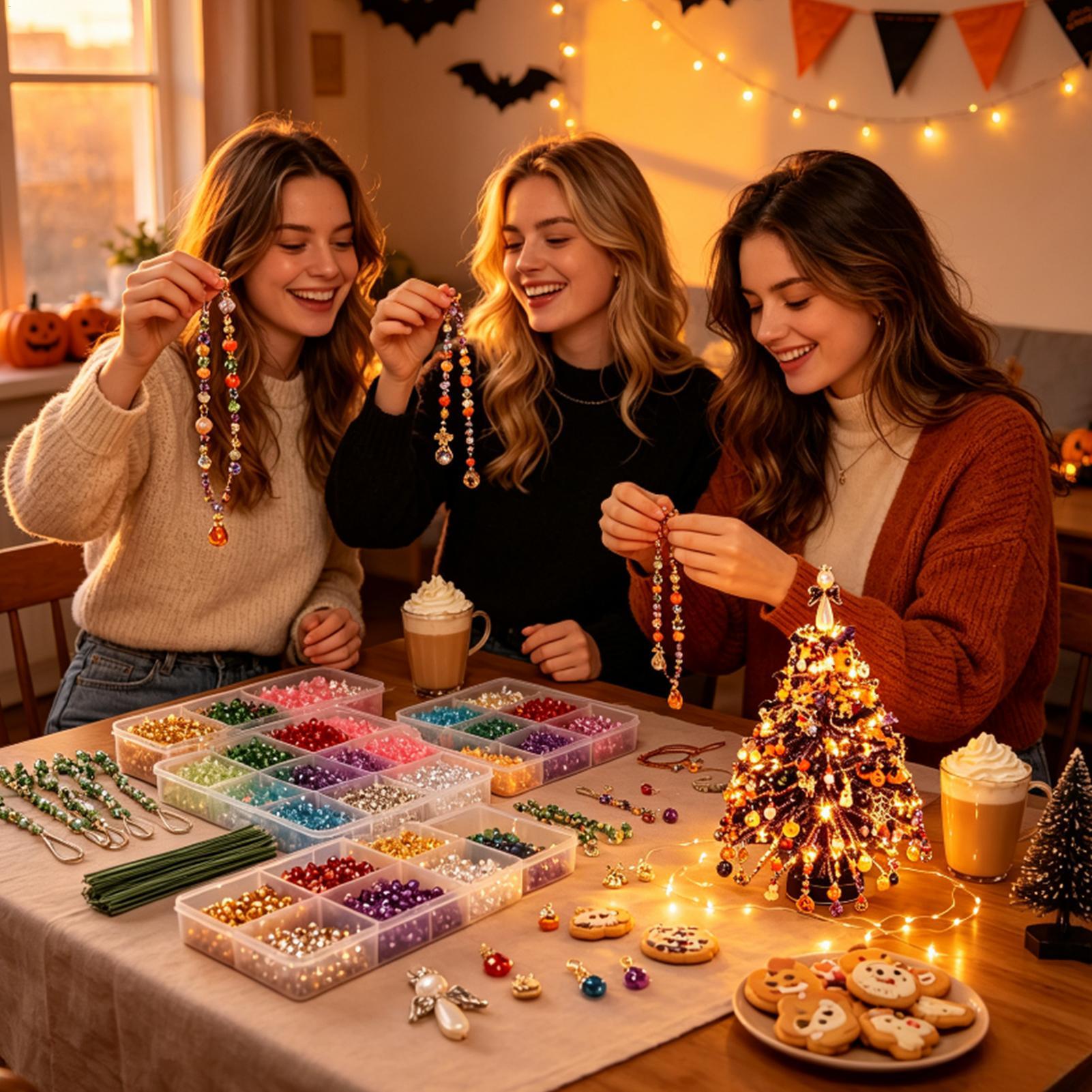 Christmas Tree Beading Art Win - Art Craft Christmas Tree ulasan dan harga