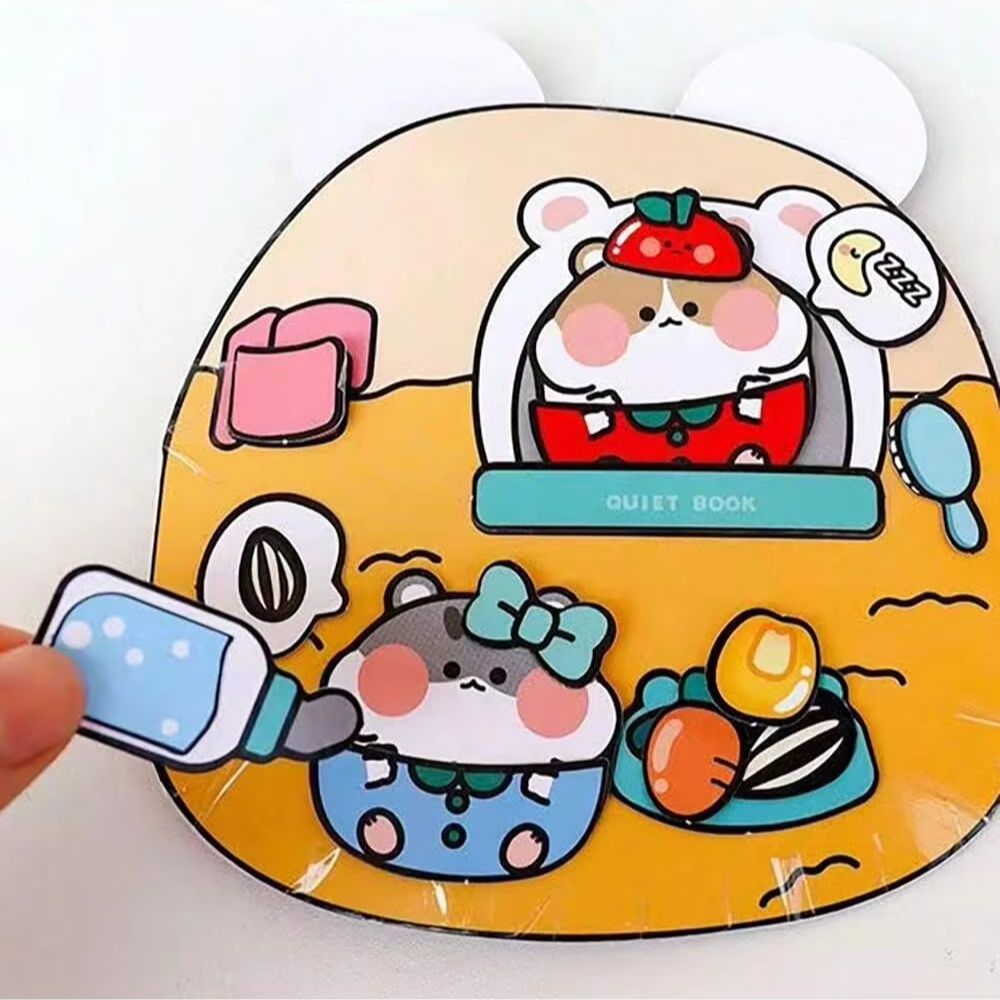 Hamster Keeper Theme DIY Quiet - Art Craft Book ulasan dan harga