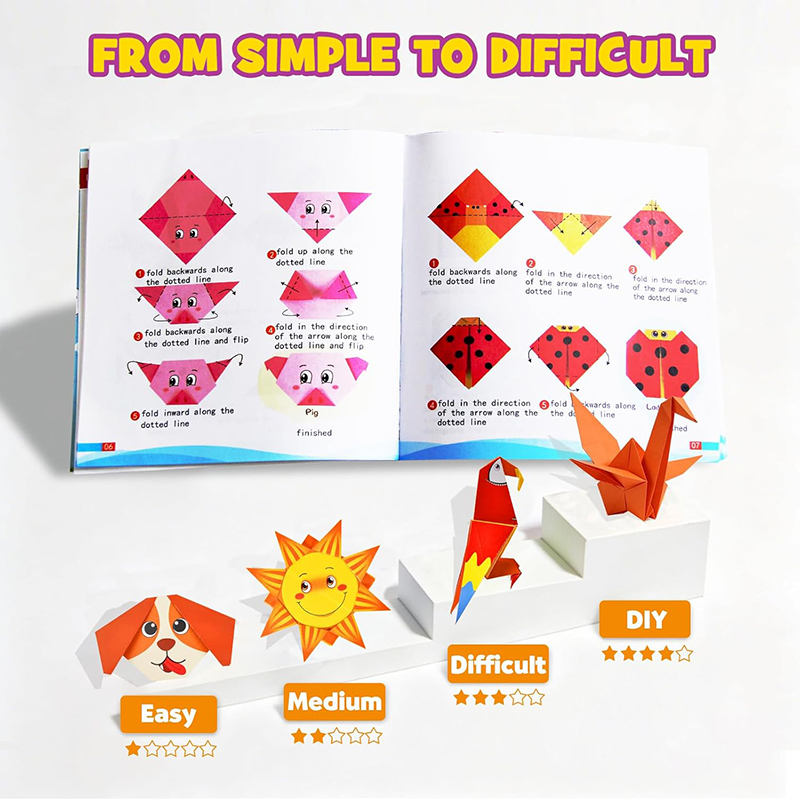 Origami Paper Craft Kits Guidi - Art Craft Book ulasan dan harga