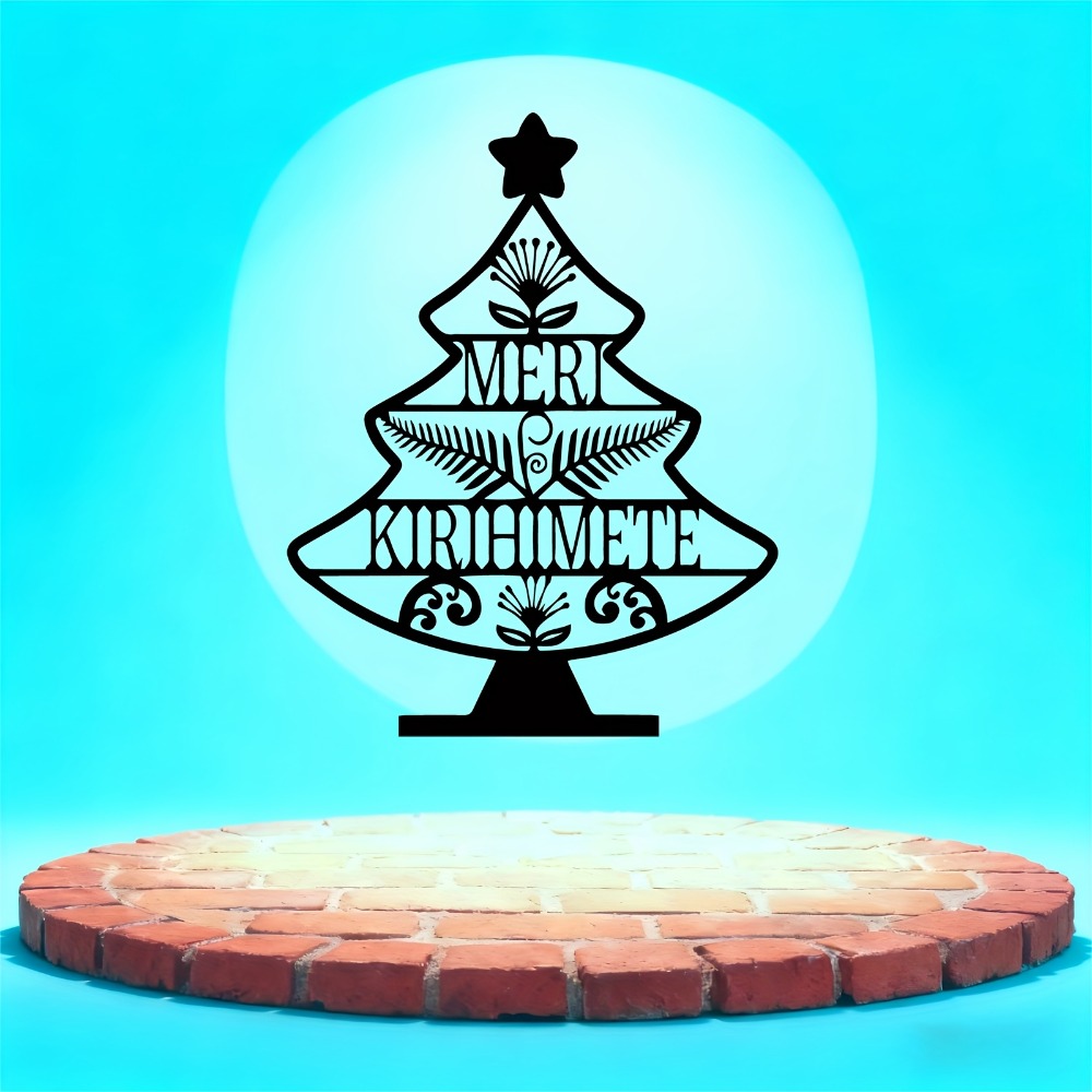 CIFBUY Vintage Maori Style Met - Art Craft Christmas Tree ulasan dan harga