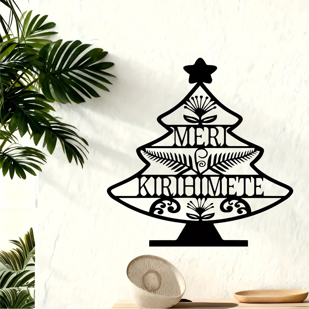 CIFBUY Vintage Maori Style Met - Art Craft Christmas Tree ulasan dan harga
