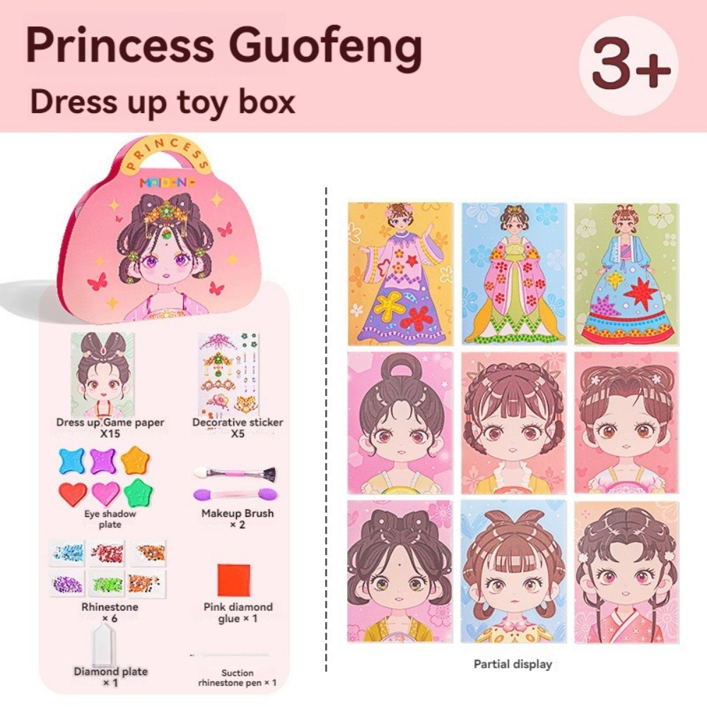New 3 in 1 DIY Princess Makeup - Art Craft Book ulasan dan harga