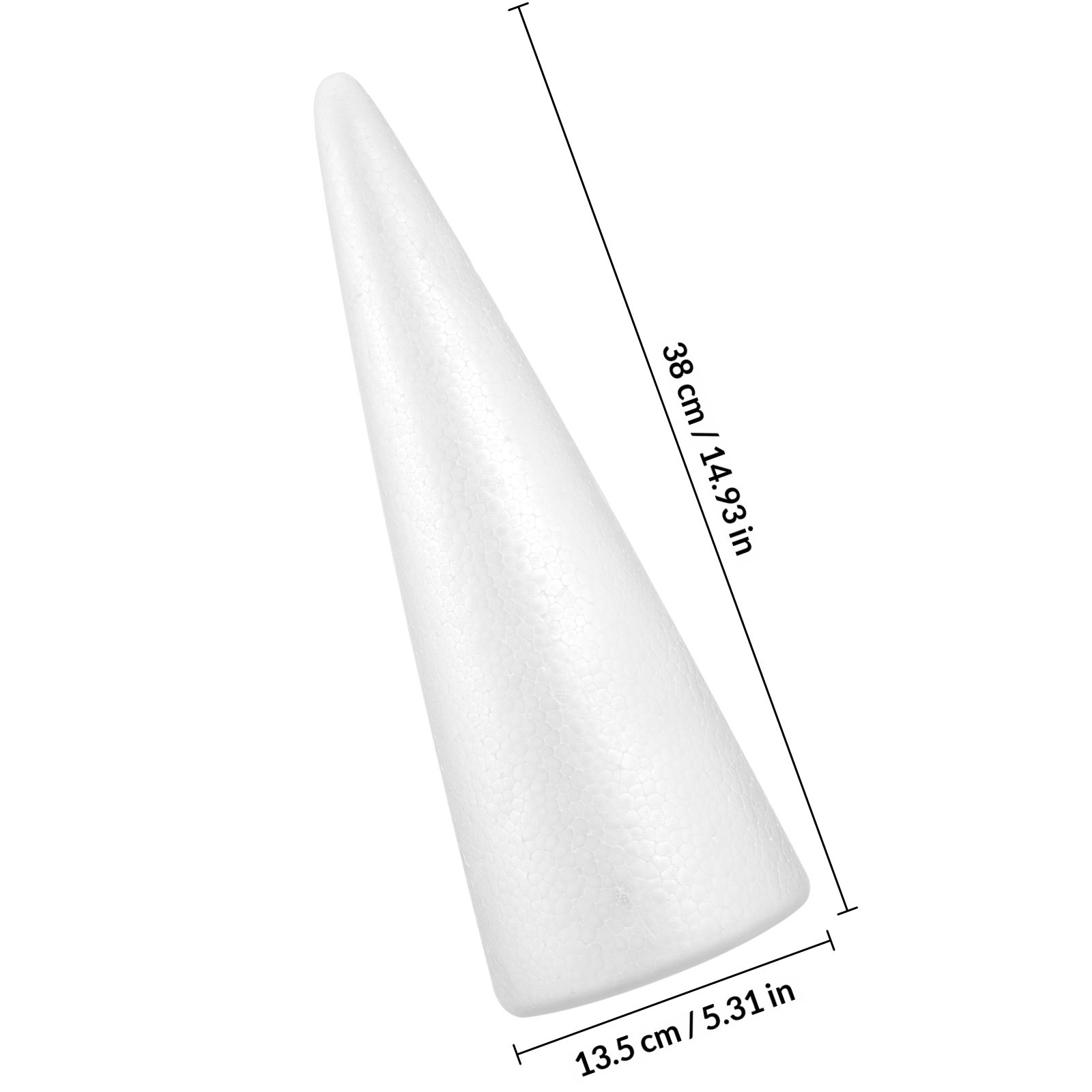 2Pcs Foam Craft Cones Christma - Art Craft Christmas Tree ulasan dan harga