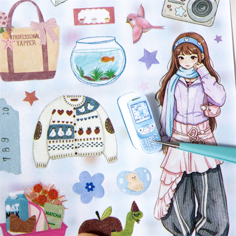 TIANZI 24 Sheets Cartoon Home  - Art Craft Book ulasan dan harga