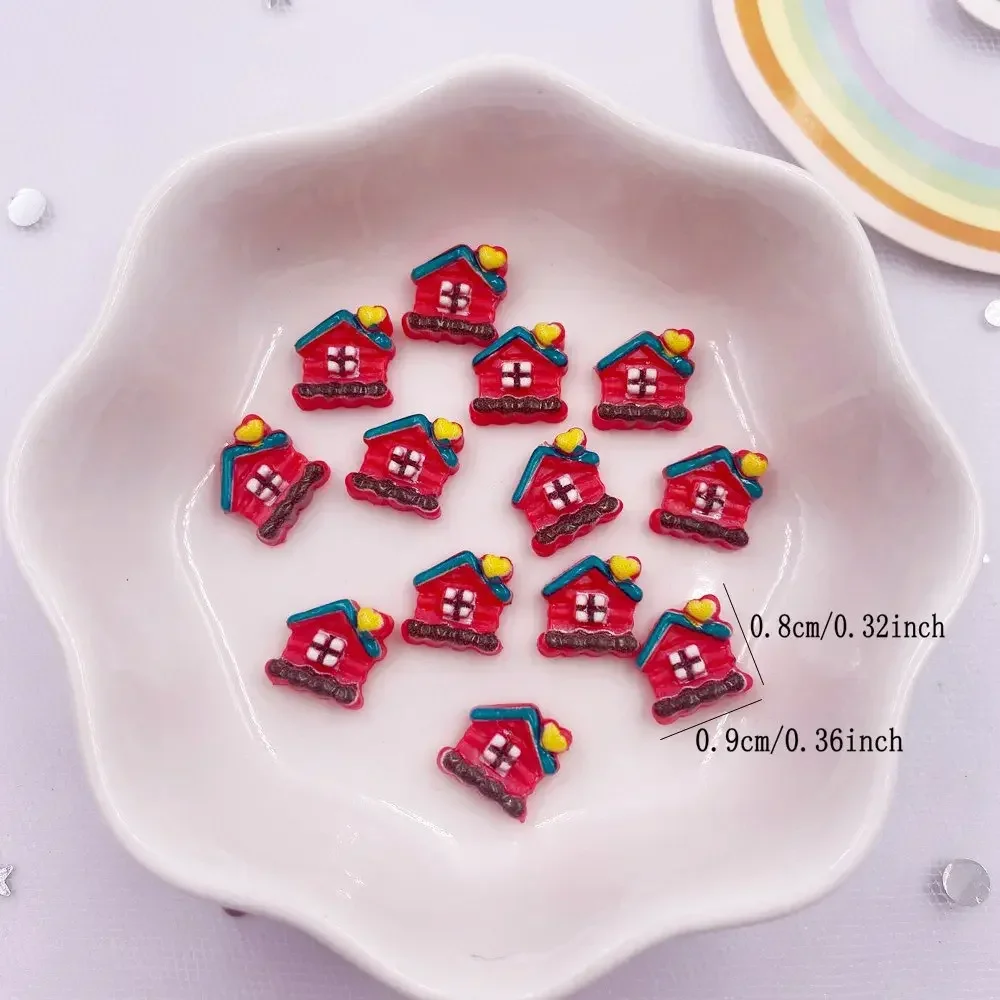 50pcs Resin Mini Colorful Chri - Art Craft Christmas Tree ulasan dan harga